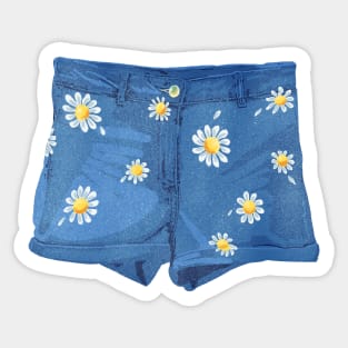 Daisy short Sticker